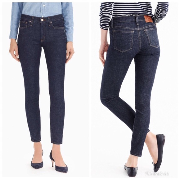 J. Crew Denim - J Crew 28 Toothpick Ankle crop jeans blue GUC